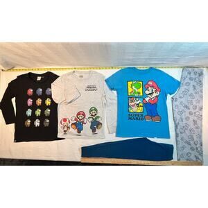 FAST SALE | Youth Bundle Sizes 8–10 | Super Mario, Among Us | 5 Pcs | 60%+ Off